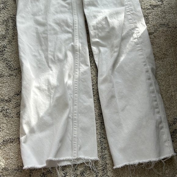 Zara White Wide Leg Jeans Size 4 - Picture 3 of 9
